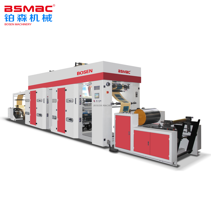 BSHCI 4+4 Series Double Sides Certer Drum Flexographicprinting Machine