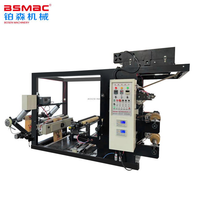 BSYTM1 Food Packaging Rolling Paper 1 Colors Flexographic Printing Machine