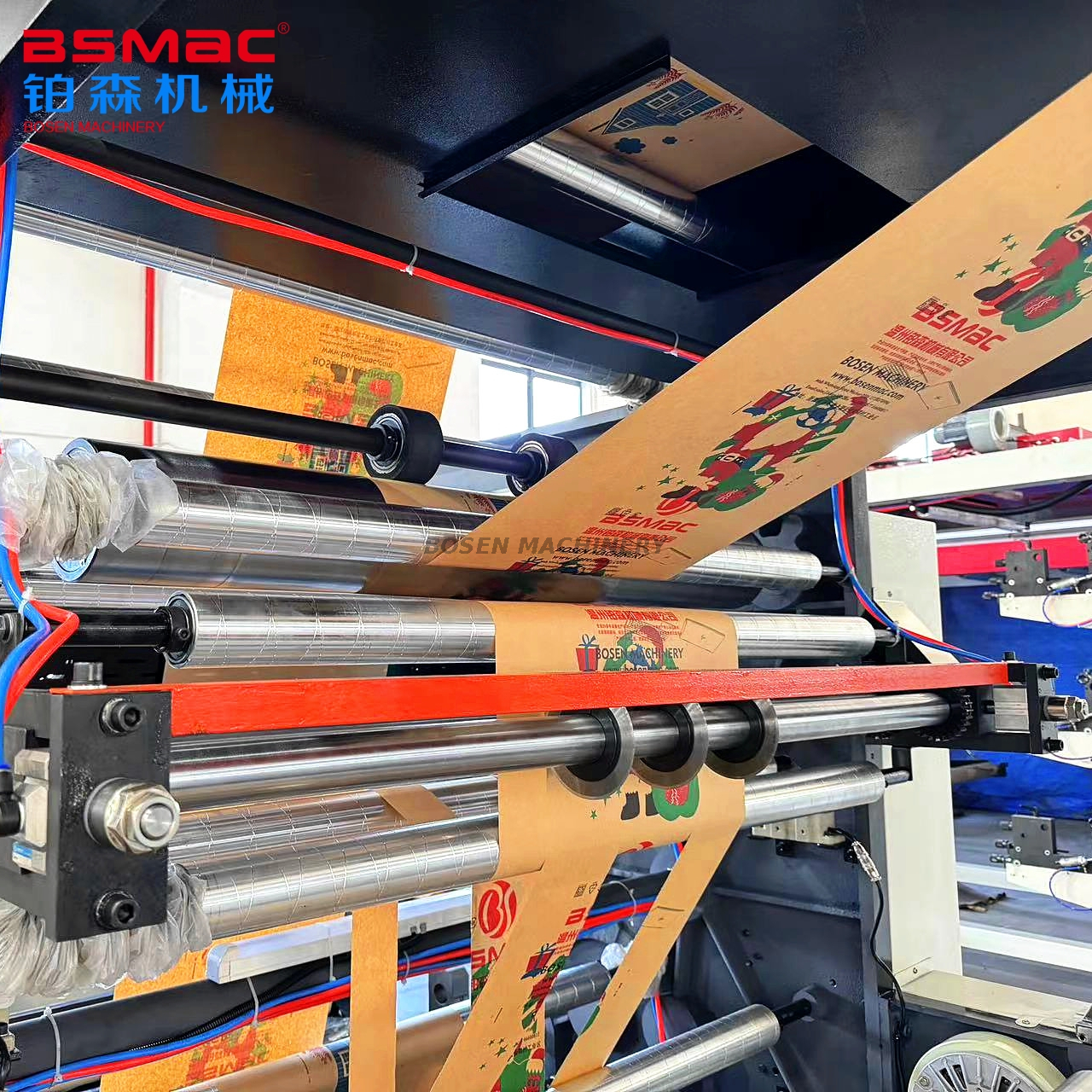 BSYTM1 Food Packaging Rolling Paper 1 Colors Flexographic Printing Machine