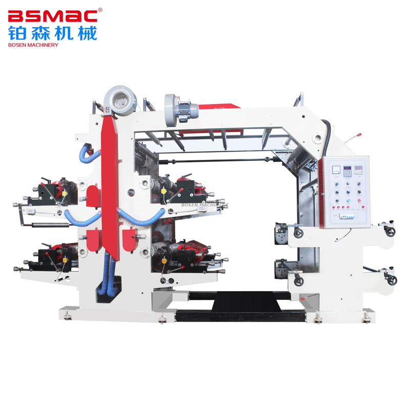 BSYT High Speed 4 Colors Flexographic Printing Machine for Shopping Bag