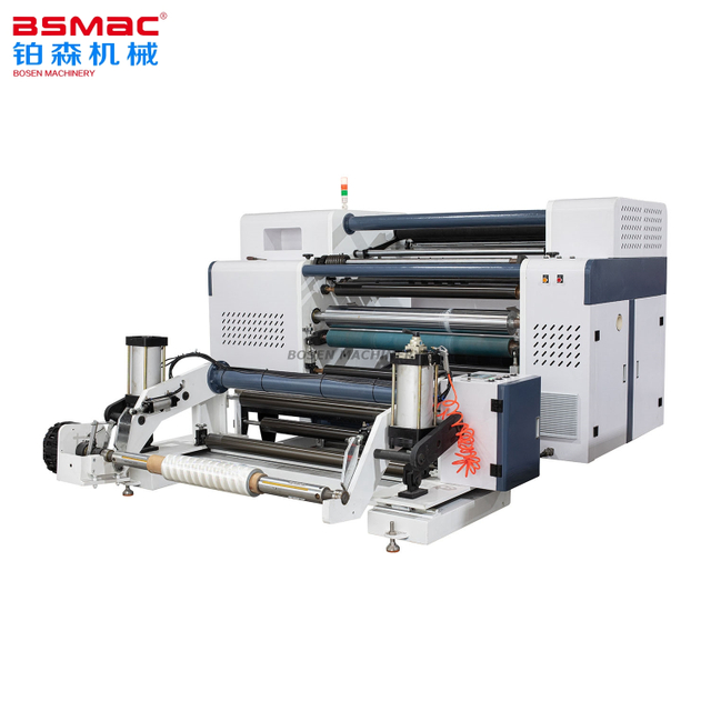 BSG Fully Automatic High Speed Paper Plastic Film PE PP OPP PVC BOPP Slitting And Rewinding Machine