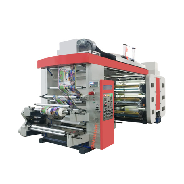 High Speed 6 colors New Flexographic Printing Machine Manufacture In China 