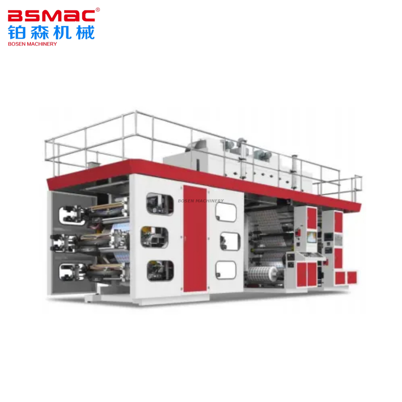 BSHCI High Speed Big Central Drum Flexographic Printing Machine