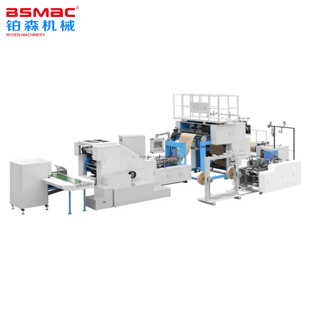 BSFD Fully Automatic Square Botttom Paper Bag Making Machine with Handle Online 