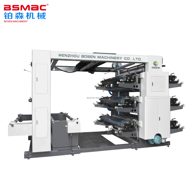 BSYT 6 Colors Nonwoven Portable Flexographic Printing Machine